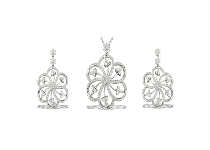Rhodium Plated | Fashion Pendant Sets